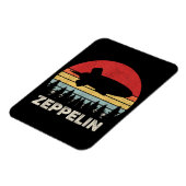 Vintages Retro Zeppelin Shirt Dirigiable Luftschif Magnet (Linke Seite)
