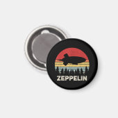 Vintages Retro Zeppelin Shirt Dirigiable Luftschif Magnet (Vorderseite/Rückseite)