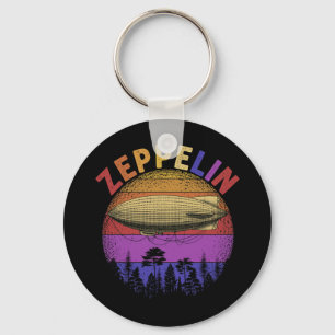 Vintages Retro Zeppelin Shirt Dirigiable Luftschif Schlüsselanhänger