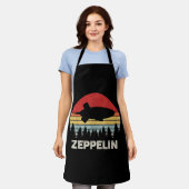 Vintages Retro Zeppelin Shirt Dirigiable Luftschif Schürze (Getragen)