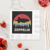 Vintages Retro Zeppelin Shirt Dirigiable Luftschif Serviette (Beispiel)