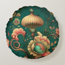 Vintages Retrodesign florgrün