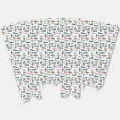 Vintages Retroflugmuster Geschenkschachtel (Ungeklappt)