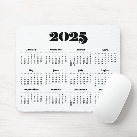 Vintages Retroskript 2023 Mousepad (Mit Mouse)