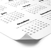 Vintages Retroskript 2023 Poster (Ecke)