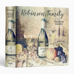 Vintages Rezept 3,8 Cm Ordner