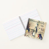 Vintages Rezept Notizblock (Innenseite)