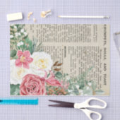 Vintages Rezept Seidenpapier (Handwerk)