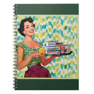 Vintages Rezeptbuch Notizblock