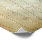 Vintages Riesenrad Poster (Ecke)