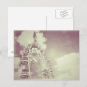 Vintages Riesenrad - Postkarte (Vorne/Hinten)