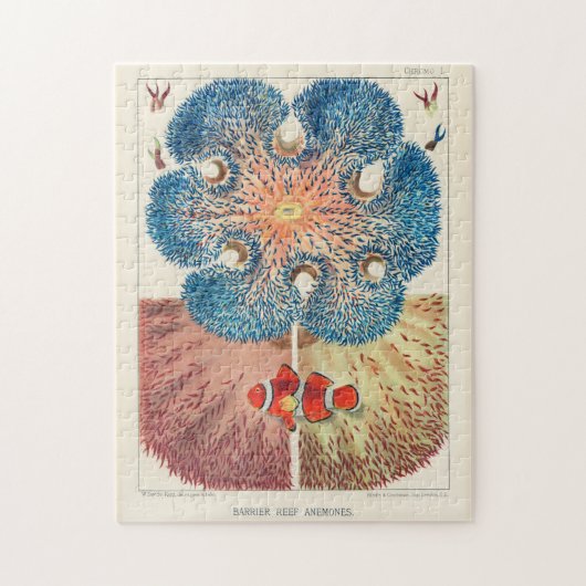 Vintages Riff Anemones Carol Fish Puzzle (Vertikal)