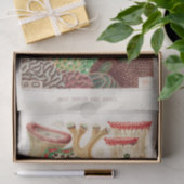 Vintages Riff der australischen Korallen Seidenpapier (Geschenk)