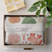 Vintages Riff der australischen Korallen Seidenpapier (Geschenk)