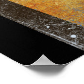 Vintages Rindfleischdiagramm mit nummerierten Teil Poster (Ecke)