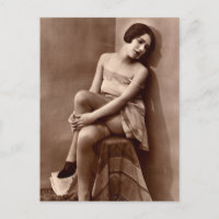 Vintages riskantes Girl-Foto