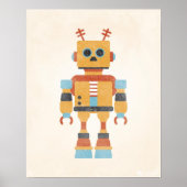Vintages Robot Poster (Vorne)