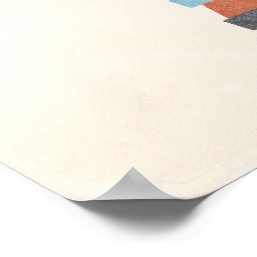 Vintages Robot Poster (Ecke)