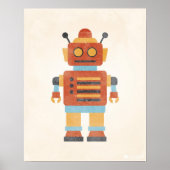 Vintages Robot Poster (Vorne)
