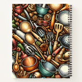 Vintages, robustes Muster personalisiert Notizblock (Rückseite)