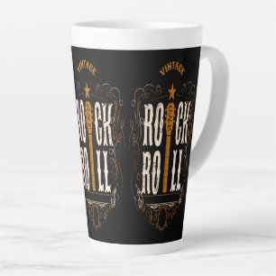 Vintages Rock & Roll Gold Milchtasse