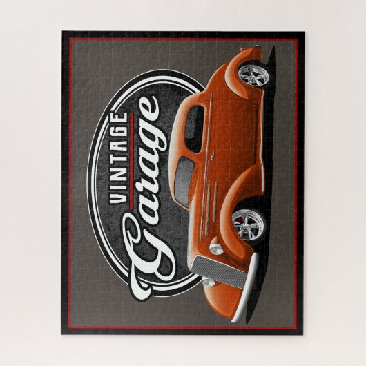Vintages Rod Garage 1935 Puzzle (Vertikal)