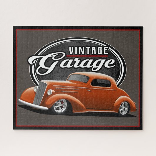Vintages Rod Garage 1935 Puzzle (Horizontal)