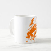 Vintages Rodeo Kaffeetasse (Vorderseite Links)