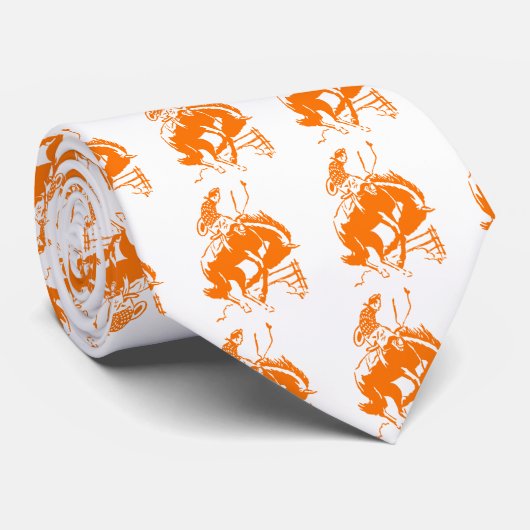 Vintages Rodeo Krawatte (Gerollt)