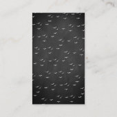 Vintages Roller Halloween Baby Duschabwürfel Begleitkarte (Rückseite)