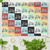 Vintages Roller-Küchen-Tuch Geschirrtuch (Gefaltet)