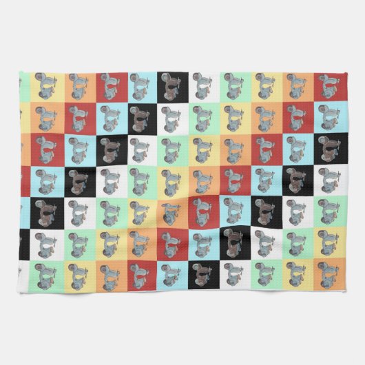 Vintages Roller-Küchen-Tuch Geschirrtuch (Horizontal)