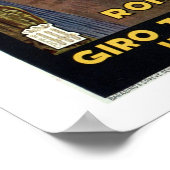 Vintages Rom der 20er Jahre Italienische Reise Poster (Ecke)