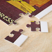 Vintages Rom durch Zug-Reise-Anzeige Puzzle (Seite)