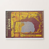 Vintages Rom durch Zug-Reise-Anzeige Puzzle (Horizontal)