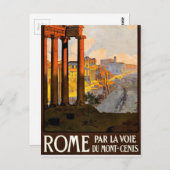 Vintages Rom - Italien Architekturreisen Postkarte (Vorne/Hinten)