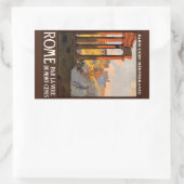 Vintages Rom - Italien - Aufkleber (Tasche)