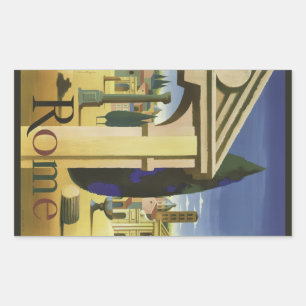 Vintages Rom - Italien - Aufkleber