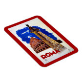 Vintages Rom - Italien Magnet (Rechte Seite)