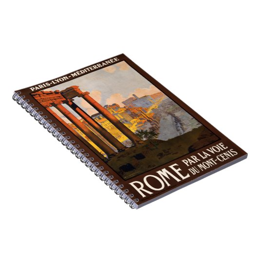 Vintages Rom-Italien-Notebook Notizblock (Rechte Seite)