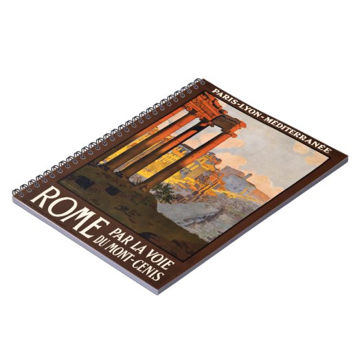 Vintages Rom-Italien-Notebook Notizblock (Linke Seite)