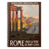 Vintages Rom-Italien-Notebook Notizblock (Vorderseite)