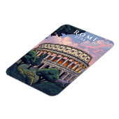 Vintages Rom Italien Souvenir Classic Colosseum Magnet (Linke Seite)