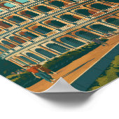 Vintages Rom Kolosseum Poster (Ecke)