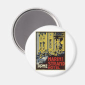 Vintages Rom Magnet (Vorderseite/Rückseite)