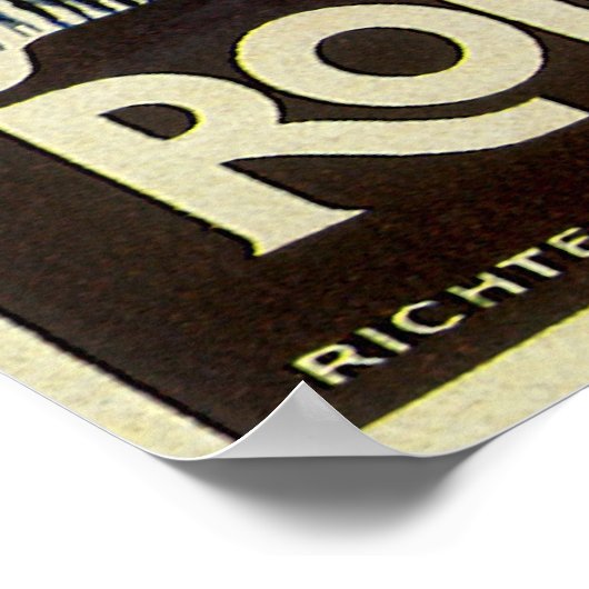 Vintages Rom Poster (Ecke)