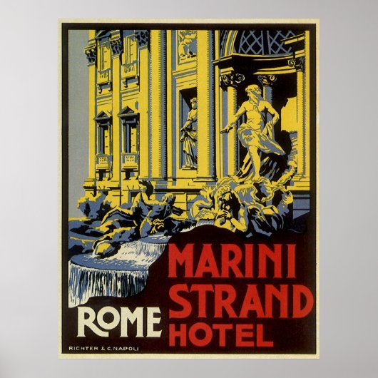 Vintages Rom Poster (Vorne)