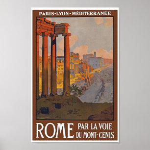 Vintages Rom-Reise-Plakat Poster