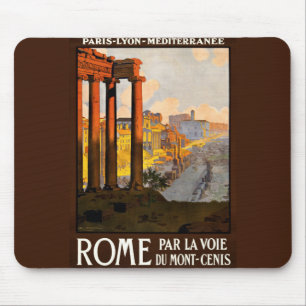 Vintages Rom - Reisen nach Italien Mousepad