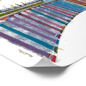 Vintages Rom Reisen Schweizer Garde Poster (Ecke)